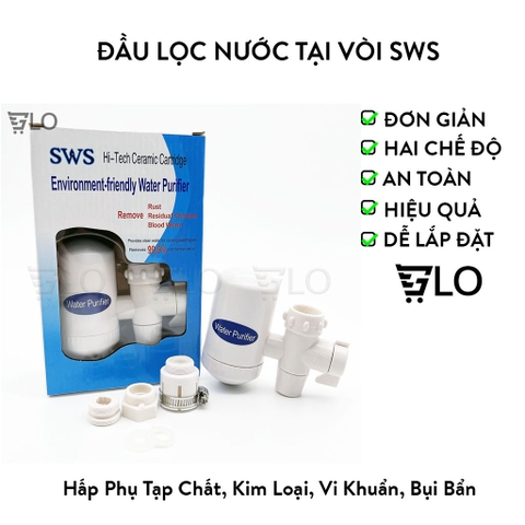 Đầu Lọc Nước Tại Vòi Với 4 Lớp Lọc SWS Loại Lớn