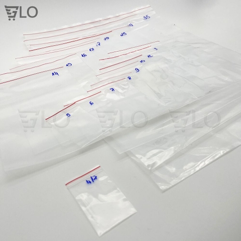 1 Kg Túi Nilon Khoá Zipper Miết Mép, Vuốt Miệng Ziplock Trong Suốt Chuyên Đóng Gói, Đựng Phụ Kiện, Quần Áo