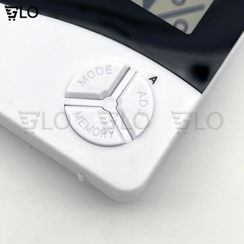 Nhiệt Ẩm Kế HTC-1/HTC-2, Máy Đo Nhiệt Độ, Độ Ẩm, Kiêm Đồng Hồ Báo Thức, Lịch Để Bàn Màn Hình LCD Có Kèm Pin