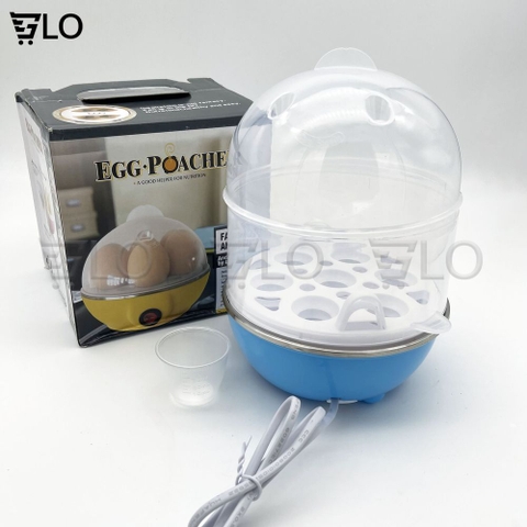 Máy Luộc Trứng Hấp Thức Ăn Đa Năng 2 Tầng, Nồi Hấp Bánh Bao, Rau Củ, Hải Sản