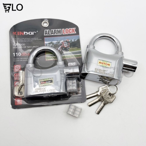 Khoá Kinbar 110db Báo Động Chống Trộm Chính Hãng