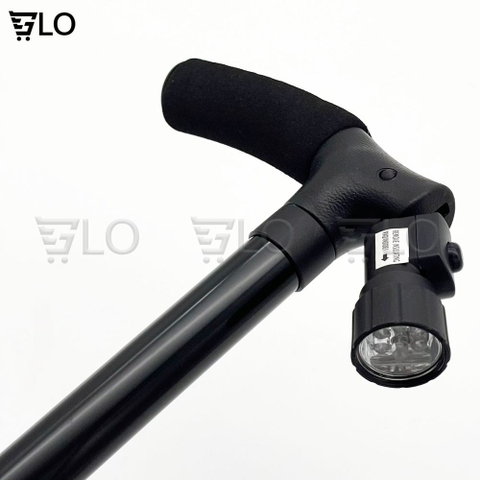 Gậy Trusty Cane - Gậy Gấp Gọn Chống Trượt Có Đèn Pin Cho Người Cao Tuổi