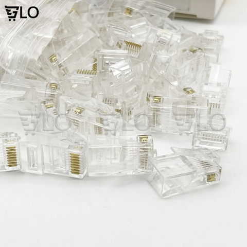 Combo 100 Đầu RJ-45 Cat5/5e Tenda Loại Tốt