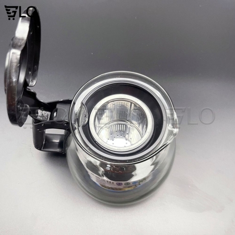 Bộ Bình Lọc Trà 700ml Thủy Tinh Kèm 4 Ly Tiện Dụng