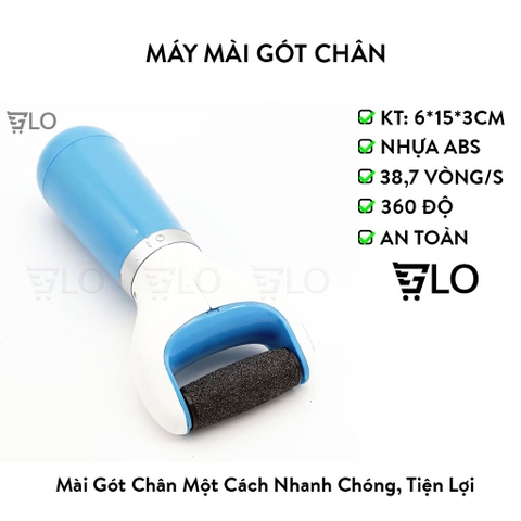 Máy Mài Gót Chân Kèm Đầu Mài Cổng USB Đa Năng Sạch Bóng, Gót Hồng Mịn Màng, Không Còn Da Chết Khô Rạn
