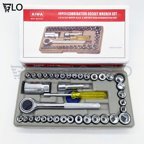 Bộ Đồ Nghề Sửa Chữa Xe Ô Tô Và Xe Máy 40 Món