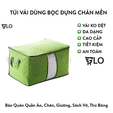 Túi Hộp Vải Dùng Bọc Đựng Chăn Mền, Giải Pháp Lưu Trữ Tiện Lợi Cho Mọi Nhà