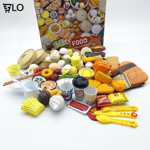Bộ Đồ Chơi Nấu Ăn 88 Món Đầy Đủ Chi Tiết Thoả Sức Chế Biến Cho Các Đầu Bếp Tương Lai