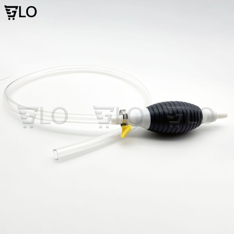 Dụng Cụ Ống Bơm Hút Xăng Dầu Chất Lỏng Bóp Tay 1M Màu Đen