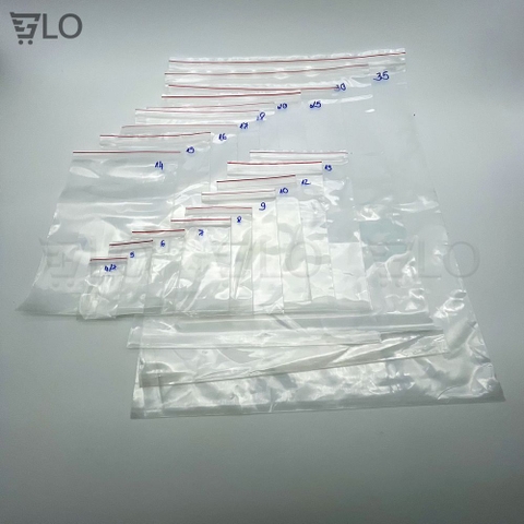 1 Kg Túi Nilon Khoá Zipper Miết Mép, Vuốt Miệng Ziplock Trong Suốt Chuyên Đóng Gói, Đựng Phụ Kiện, Quần Áo