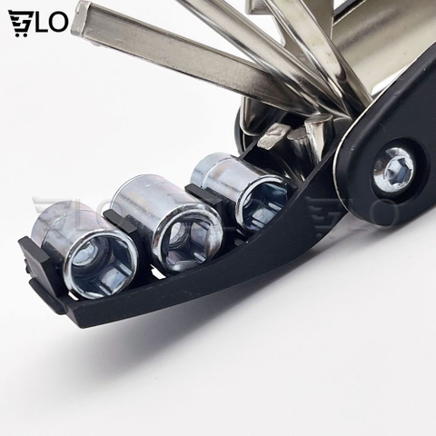 Dụng Cụ Jeep 13 Món Đa Năng Gồm Cờ Lê, Lục Giác, Tua Vít, Sửa Chữa Vá Lốp Xe Đạp