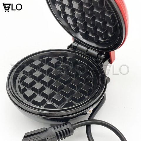 Máy Nướng Làm Bánh Quế Waffle Dash Màu Đỏ