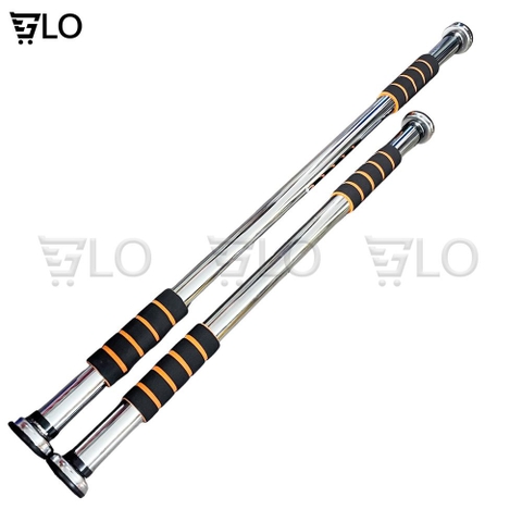 Xà Đơn Treo Tường, Gắn Cửa Điều Chỉnh 65-100cm, 95-135cm Và 120-160cm Kèm Thước Thủy Cân Bằng, Chốt Chống Xoay