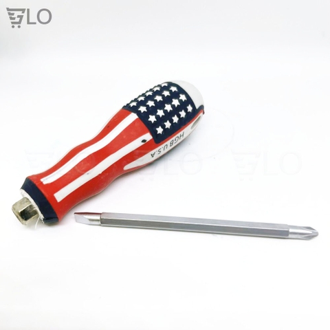 Tua Vít 2 Đầu USA, Tuốc Nơ Vít Đầu Dẹp Và Bake Tháo Lắp Dễ Dàng