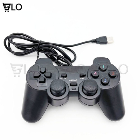 Tay Cầm Chơi Game Đơn Có Rung Cổng USB - Gamepad Cho PC Laptop Chơi FO4
