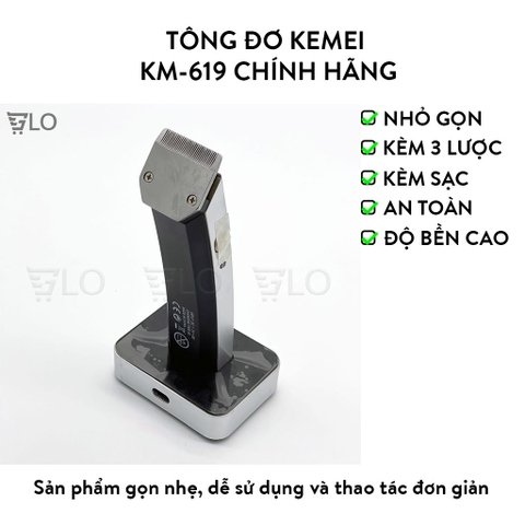 Tông Đơ Kemei KM-619 Chính Hãng