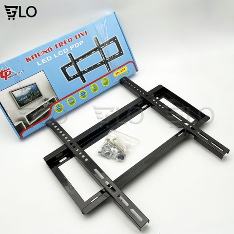 Khung Treo Tivi Thẳng Treo Sát Tường Bản 52inch (37-65inch)