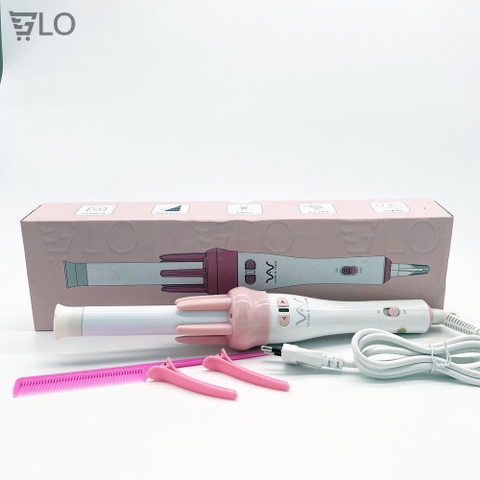 Dụng Cụ Làm Xoăn Tóc Tạo Kiểu Vivido JR-022B Trục Uốn Làm Từ Chất Liệu Gốm Tourmaline