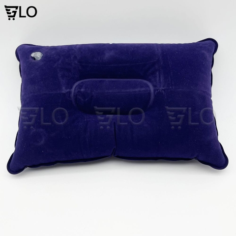 Gối Hơi Du Lịch Tựa Lưng Hình Vuông 38x24cm - Thư Giãn Mọi Lúc, Dễ Dàng Mọi Nơi