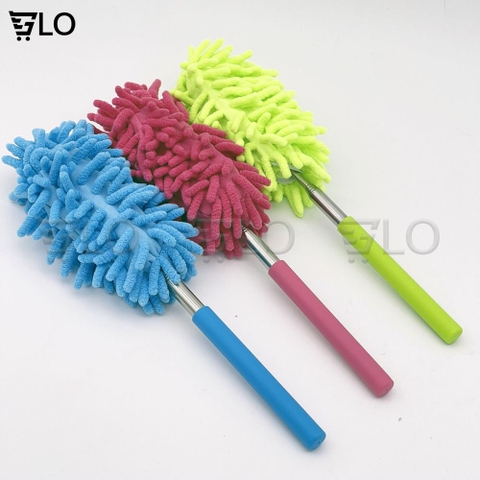 Cây Lau Bụi San Hô 80cm, Chổi Quét Bụi Kéo Dài Thu Gọn Tiện Lợi