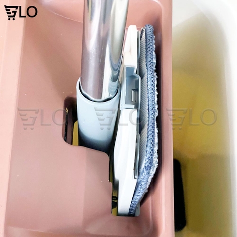 Bộ Cây Lau Nhà 2 Ngăn Kèm Thùng Tự Vắt Tiện Dụng
