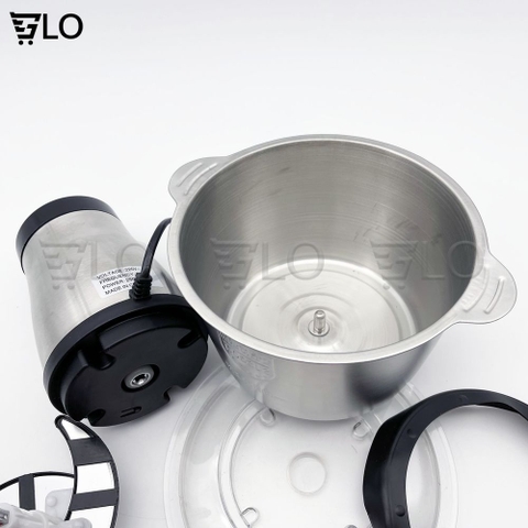 Máy Xay Thịt Đa Năng Cối Inox 304 4 Lưỡi Siêu Bén Chính Hãng, Công Suất 250w