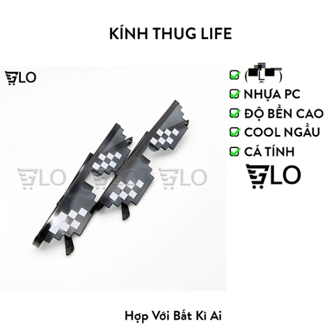 Kính Thug Life 6 Chấm Siêu Ngầu, Hàng Chuẩn Loại Tốt Chắc Chắn – Biểu Tượng Của Sự Ngầu Lòi