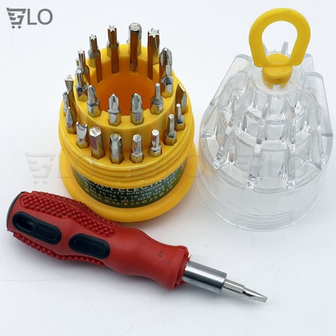Bộ Vít Tròn Có 31 Đầu Thay Thế 31 In 1 Nhỏ Gọn, Sửa Chữa Dễ Dàng, Tiện Lợi