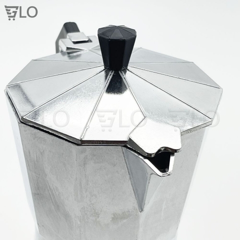 Bình Pha Cà Phê Mini Inox Moka 300ml, Phong Cách Kiểu Ý, Ấm Pha Cafe