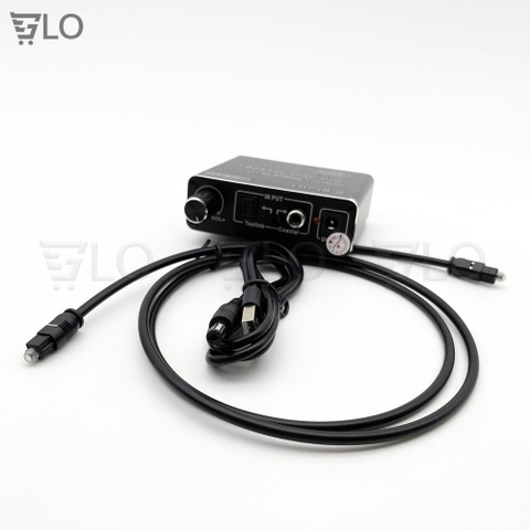 Bộ Vinagear XL6 Pro Chuyển Quang Optical Sang Audio(Digital Sang Analog) Chính Hãng Cao Cấp, Có Nút Điều Chỉnh Âm Lượng