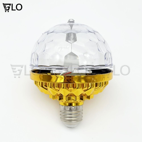 Bóng Đèn Led 7 Màu Vũ Trường Xoay Cảm Ứng Đuôi E27, Mang Không Gian Sống Động Ngay Tại Nhà Bạn