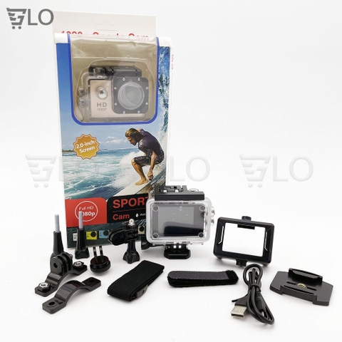 Camera Hành Trình A9 SJ4000 Gắn Mũ Bảo Hiểm Sport Camera 1080P, Cam Hành Trình Cho Xe Máy, Xe Đạp, Đi Phượt, Du Lịch