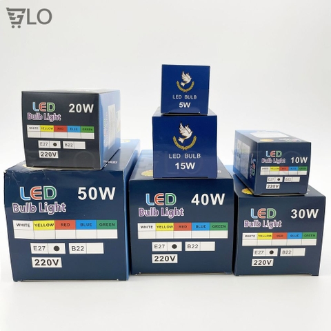 Bóng Đèn Led Trụ Trắng Bulb Siêu Sáng Tiết Kiệm Điện Nguồn 220v Đuôi Đèn Xoáy E27 Chuẩn Châu Âu