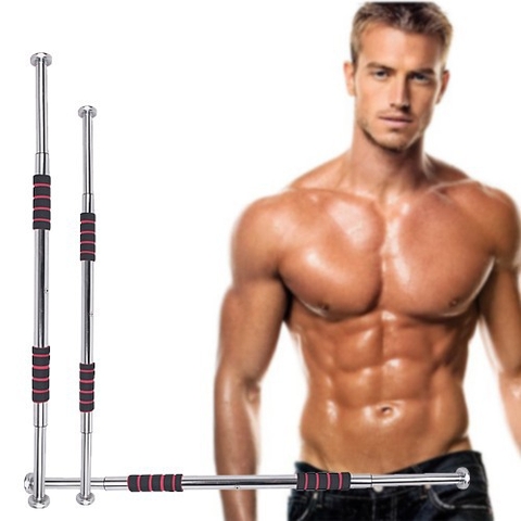 [Hỏa Tốc HCM] Xà đơn gắn cửa hoặc treo tường 80-130 cm