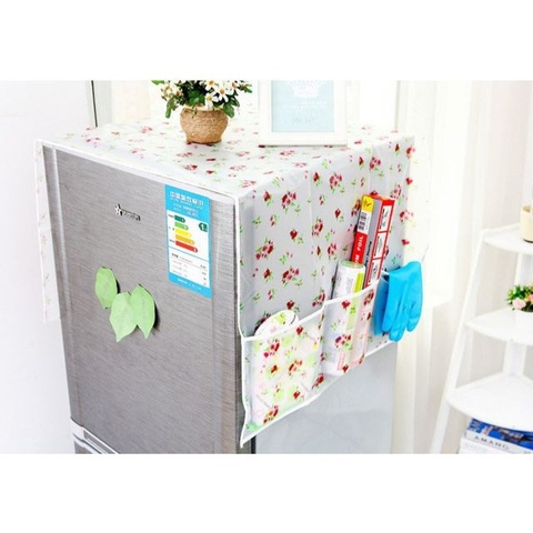 Tấm Che Tủ Lạnh Tấm Phủ Tủ Lạnh, Lò Vi Sóng, Máy Giặt Loại Lớn Tiện Dụng, Mẫu Giao Ngẫu Nhiên