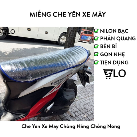 [90 x 45 cm] Miếng Che Yên Xe Máy Chống Nắng, Tấm Phản Quang Che Chống Nóng Cực Đỉnh - Bảo Vệ Yên Xe Hiệu Quả