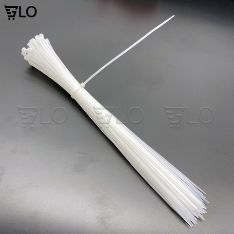 1 Kg Dây Cáp Rút Nhựa, Dây Thít Màu Đen Và Trắng, Đủ Size 10cm ,15cm, 20cm, 25cm, 30cm, 40cm, 50cm, 60cm, 70cm