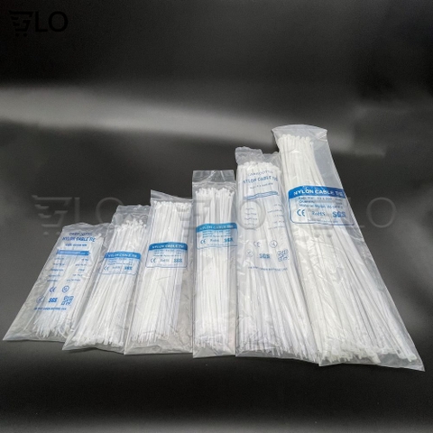 1 Kg Dây Cáp Rút Nhựa, Dây Thít Màu Đen Và Trắng, Đủ Size 10cm ,15cm, 20cm, 25cm, 30cm, 40cm, 50cm, 60cm, 70cm