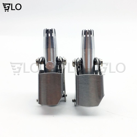Máy Tỉa Lông Mũi Inox Không Gỉ Đầu Tròn Không Dùng Pin Có Thể Rửa Sạch
