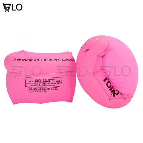 Combo 2 Chiếc Phao Tay Tập Bơi Cho Trẻ Em Và Người Lớn Đủ Màu Cam, Xanh, Hồng, Vàng