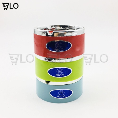 Gạt Tàn Thuốc Lá Nhựa Nắp Xoáy, Gạc Tàn Mạ Bạc Đẹp Như Inox