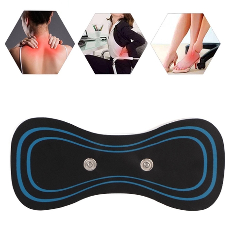 Combo 5 Miếng Dán Hình Bướm Màu Xanh Thay Thế Có Gel Dính Phù Hợp Mọi Máy Massage EMS Xung Điện