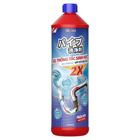 Gel Thông Tắc Sinh Học AIKOMI Vệ Sinh Cống, Làm Sạch Đường Ống, Chậu Rửa Bát, Nhà Vệ Sinh