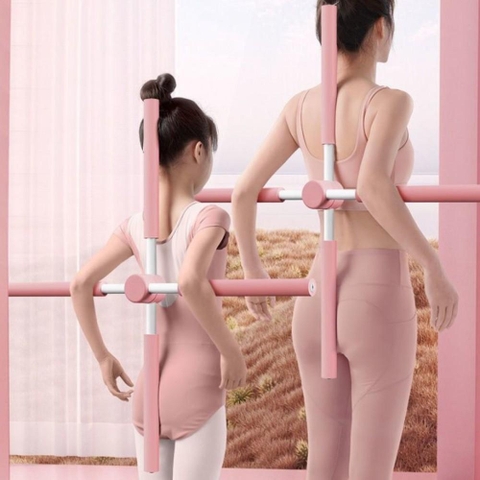 [Hỏa Tốc HCM] Gậy Tập Yoga Thẳng Lưng, Thanh Gậy Tập Yoga Chống Gù Lưng, Mở Vai Hình Chữ Thập