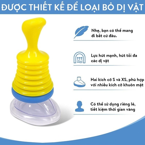 Thiết Bị Sơ Cứu Chống Nghẹn Hóc, Dụng Cụ Hút Dị Vật Mắc Cổ Họng Tại Nhà Cho Trẻ Em, Người lớn