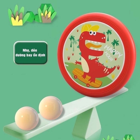 Đồ Chơi Ném Đĩa Bay Mềm Cho Bé Loại 20cm An Toàn Nhiều Họa Tiết Vui Nhộn Dễ Thương