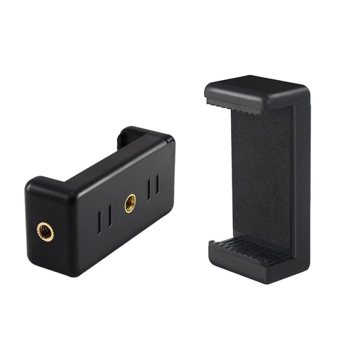 Bộ Kẹp Điện Thoại Kèm Bi Cầu Xoay 360 Độ Có Thể Lắp Đèn Livestream, Chân Đèn, Tripod, Gậy Chụp Ảnh, Giá Đỡ Điện Thoại
