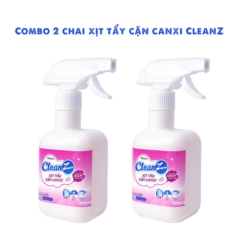 Chai Xịt Tẩy Cặn Canxi CleanZ Chống Ăn Mòn Inox Vệ Sinh Vòi Rửa, Vòi Sen, Vách Kính