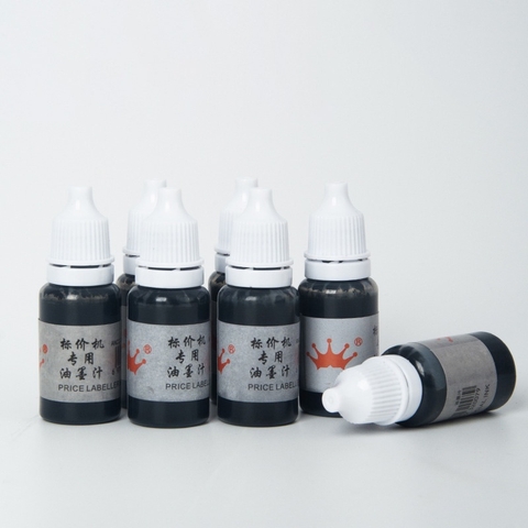 Chai Mực Nạp Cho Máy Bắn Giá Tiền Dung Tích 10ml - Nhỏ Gọn, Đậm Nét, Tiết Kiệm Tối Đa