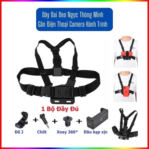 Dây Đeo Ngực Cho Điện Thoại Quay Phim Làm Camera Hành Trình Độc Đáo